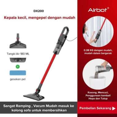 Vacuum Cleaner Airbot DX200 Basah/Kering 380g, HEPA Washable Filter
