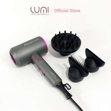 Lumi Professional Hairdryer Lumi / Alat Pengerting Rambut Hairdryer Li FOLDI GREY