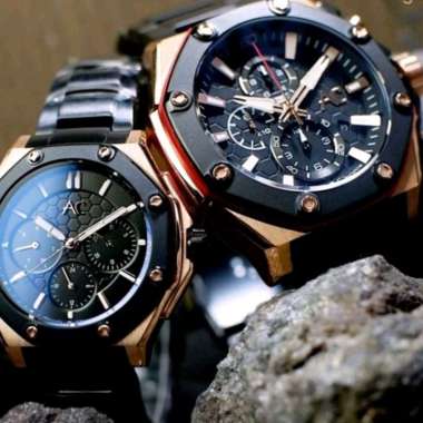 jam tangan alexander christie/ alexander couple AC 9601 original merah Multicolor