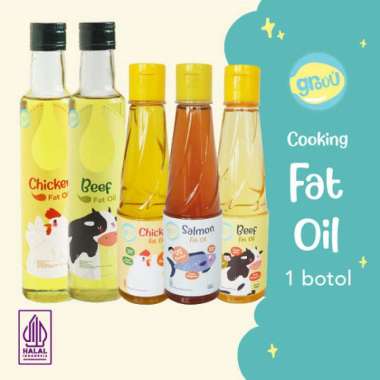 Grouu Fat Oil / Minyak Lemak - MPASI BB Booster (Lemak Ayam, Lemak Sapi , Minyak Kelapa, Chicken Fat