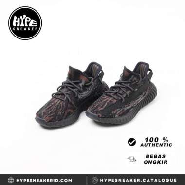 Sepatu ADIDAS YEEZY 350 V2 MX ROCK BLACK SNEAKER 100% ORIGINAL Size 45.3