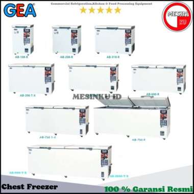 Chest Freezer Gea Freezer Box Freezer Mini Resmi All Varian Ab-108