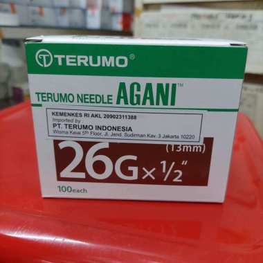 Terumo Needle AGANI 26 X 1/2"/Needle Agani Terumo 26G