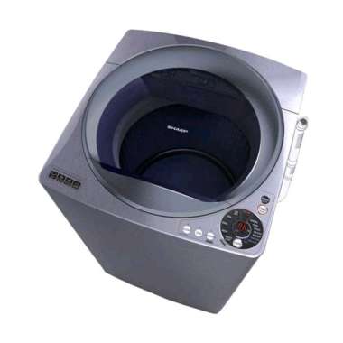 SHARP Mesin Cuci 1 Tabung Top Loading 10 Kg ES-M1008T Garansi Resmi