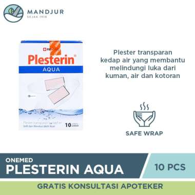 Plesterin Aqua 10 Pcs - Plester Transparan Anti Air