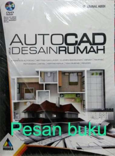 Buku AutoCAD Untuk Desain Rumah Multivariasi Multicolor