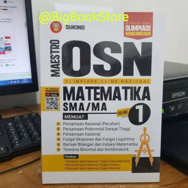 BUKU OLIMPIADE - MAESTRO OSN MATEMATIKA SMA/MA VOL.1 PROF.SUKINO Multivariasi Multicolor