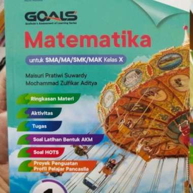 GOALS Matematika SMA Kelas X/10 Kurikulum Merdeka Grafindo Multivariasi Multicolor