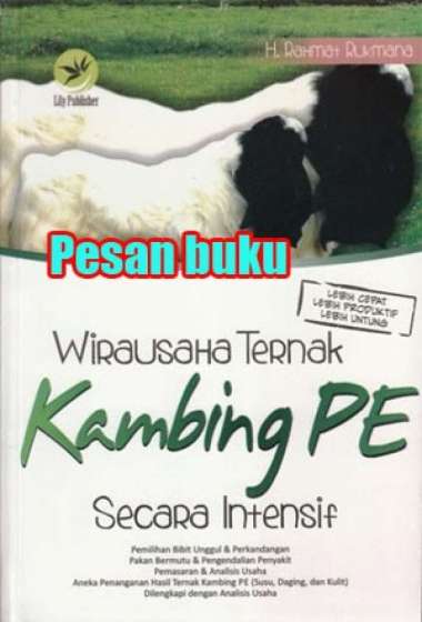 Buku Wirausaha Ternak Kambing PE (Peranakan Etawa) Secara Intensif - Multivariasi Multicolor