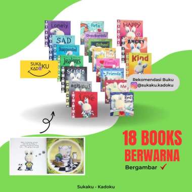 When Im Feeling Book Set Trace Moroney Buku Edukasi Anak Import Multivariasi Multicolor