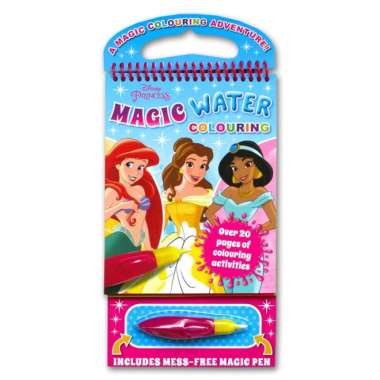 Disney Princess Magic Water Colouring Pad buku mewarnai princess Multivariasi Multicolor