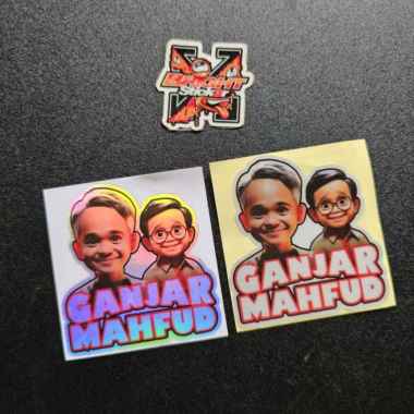 Stiker Capres Sticker Gemoy Prabowo Ganjar Anis Multivariasi Multicolor