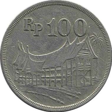 Uang Koin Kuno Rp 100 Tebal