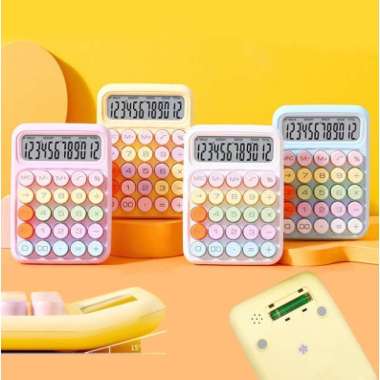 Kalkulator 12 Digit Kalkulator Korea Dopamin Kalkulator Mini Kalkulator Siswa Digital Perlengkapan K