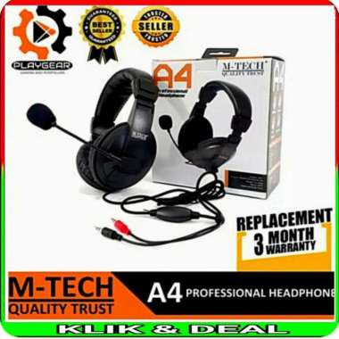 headset gaming A4 M-TECH Henset Multivariasi Multicolor