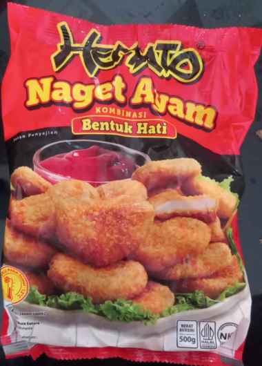 HEMATO NUGGET AYAM BENTUK HATI 500G