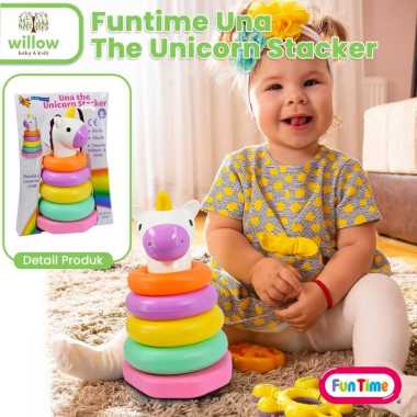 Mainan Edukasi Anak - Funtime Una The Unicorn Stacker