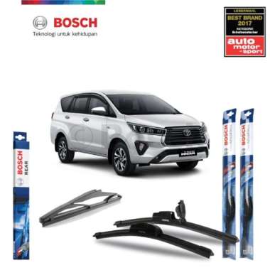 WIPER DEPAN BELAKANG TOYOTA KIJANG INNOVA REBORN BOSCH FRAMELESS