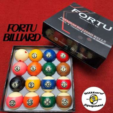 Fortu Premium Billiard Balls Set - Type C | Bola Billiard 9Feet Drmth