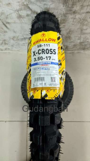 Swallow X-Cross SB111 350 - 17 SB-111 3.50-17 Ban luar motor trail cross RING 17
