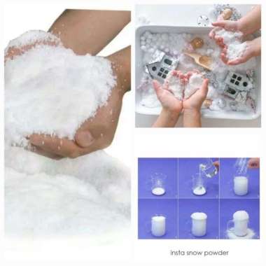 Instant Snow Artificial Bubuk Salju Buatan Pohon Salju Pohon Natal Pohon Salju