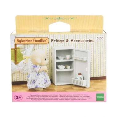 SYLVANIAN FAMILIES Fridge & Accessories- Miniature Boneka Karakter