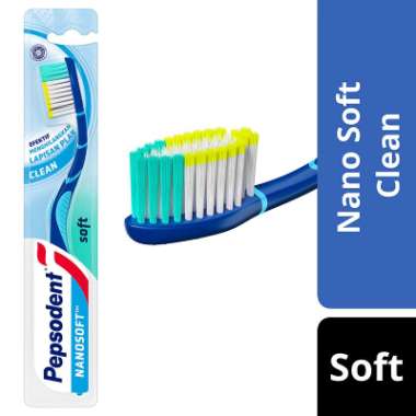 Sikat Gigi Pepsodent Nanosoft Clean Isi 1