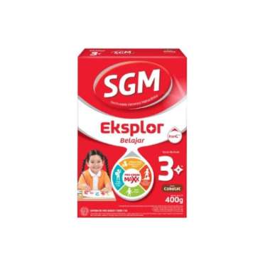 Promo Harga SGM Eksplor 3+ Susu Pertumbuhan Coklat 400 gr - Blibli