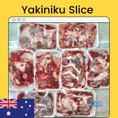 Daging Slice Yakiniku Fat 1 Kg Import Australia / Daging Slice Yoshinoya 1 Kg / Shabu