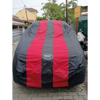 cover mobil/sarung mobil katana bahan taslan HITAM LIS MERAH