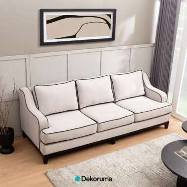 Dekoruma MIURA Sofa Minimalis 3 Dudukan / Sofa Ruang Tamu 3 Seater