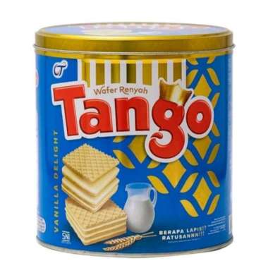 Wafer Tango Kaleng 290 Gram Vanila