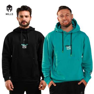 MILLS Jaket Olahraga Mark Of Marc Hoodie Jacket 31013 XXL TEAL