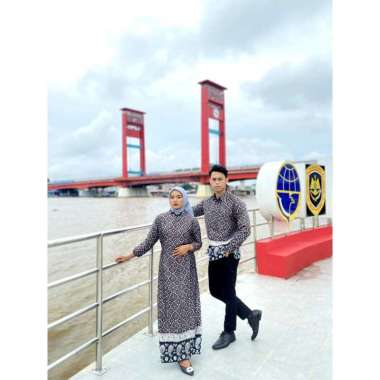 Songket PaSH - Baju Couple Jumputan Kekinian Khas Palembang Motif Titik 7 Berbagai Macam Warna Baju 