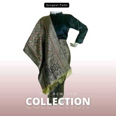 Songket PaSH - Songket Lepus Rakam Khas Palembang Berbagai Macam Warna Dan Motif Hitam