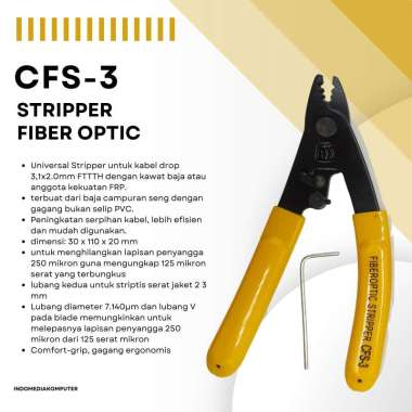 ALAT PENGUPAS KABEL SANURPRO STRIPPER FIBER OPTIC CFS-2 & STRIPPER FIBER OPTIC CFS-3 STRIPPER CFS-2