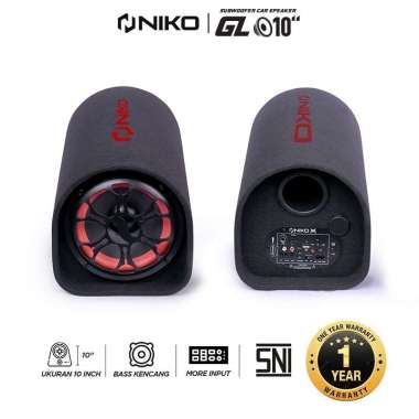 Speaker Bluetooth Bass Aktif Subwoofer Niko GL Series Untuk Karaoke dan Mobil GL 10 Inchi