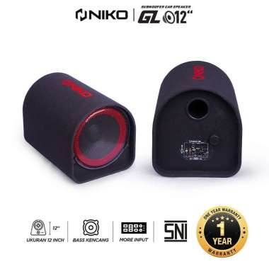 Speaker Bluetooth Bass Aktif Subwoofer Niko GL Series Untuk Karaoke dan Mobil GL 12 Inchi