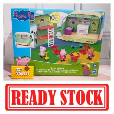 Mainan Peppa Pig Caravan Hasbro Figure Set