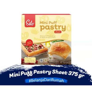 Edo Puff Pastry Sheet 750gr|Puff Pastry Mini 375gr|Puff Pastry Zuppa Soup PUFF PSTRY 750GR