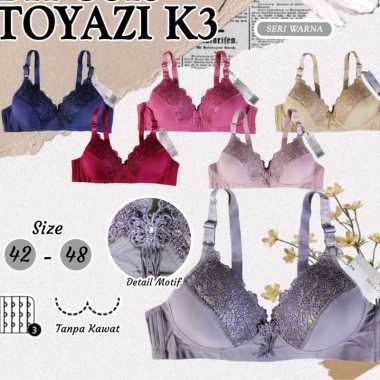 BH Jumbo Wanita Cup besar Bra Big size 42 44 46 48 bh bumil TOYAZI ukuran 42 Campur