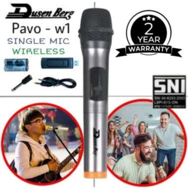 Mic Wireless DUSENBERG PAVO W1, Single Mic Karaoke, Mc, Pidato,