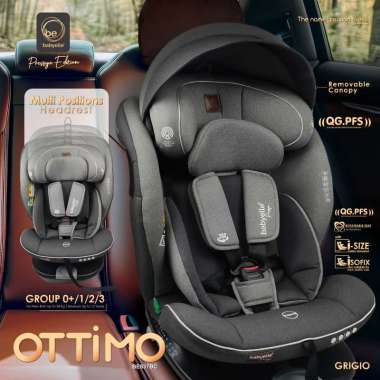 BABYELLE OTTIMO BE 837 BC CAR SEAT Rotate Isofix Kursi mobil anak babyelle GRIGIO