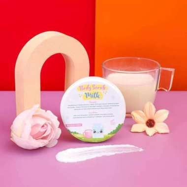 BODY SCRUB LULUR ALA SALON 100GR /LULUR BADAN Milk