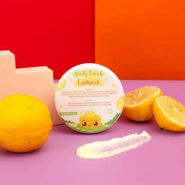 BODY SCRUB LULUR ALA SALON 100GR /LULUR BADAN Lemon