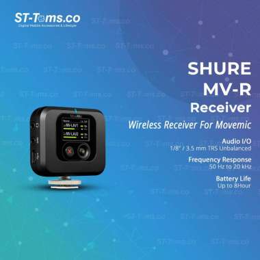 Shure MV-R Movemic Wireless Receiver Camera