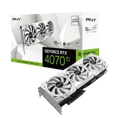 PNY GeForce RTX 4070 Ti 12GB GDDR6 LED Verto White Edition