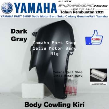 Bodi Body Cowling Dark Gray Kiri All New Nmax 2021 Original Yamaha