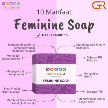 SUDAH BPOM & HALAL SABUN SEOM GUM GLOWING SOAP / SABUN SEOM GUM GLOWING MULTIFUNGSI ORI BPOM HALAL F