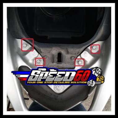 Baut Behel Yamaha Nmax Baut Probolt Thailand Stainless Flower King Nut Nmax Lama GOLD